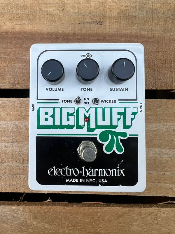 Electro-Harmonix Big Muff Pi with Tone Wicker Fuzz / Distortion Pedal Made in NYC - Working - Please Read image 1