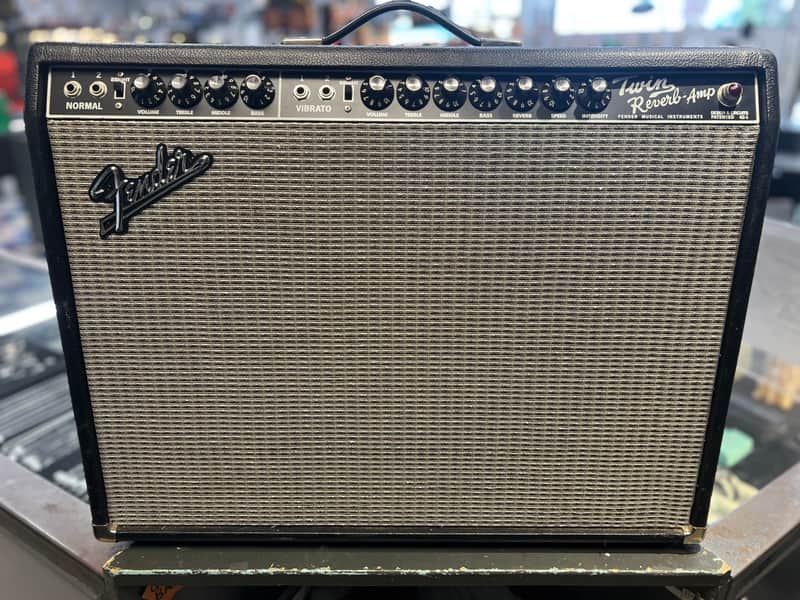 Fender '65 Twin Reverb Reissue 85-Watt 2x12" Guitar Combo 1991 - Present - Black image 1