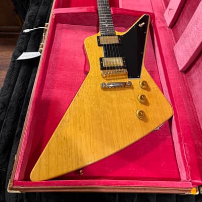 Gibson Custom Shop '58 Korina Explorer Reissue 2021 - Present - Natural with Black Pickguard image 1