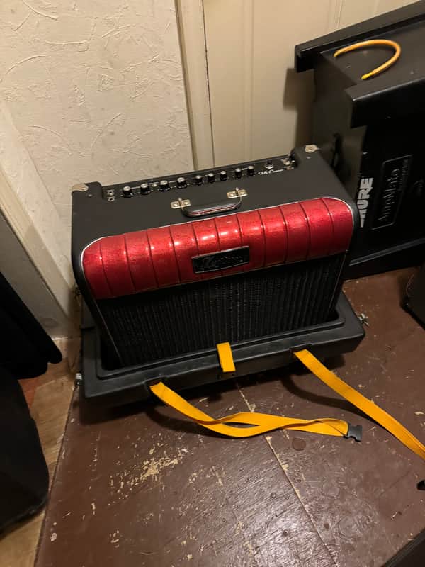 Kustom 36 coupe tube amplifier combo - Red and black image 1