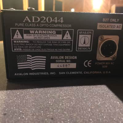 Avalon AD2044 Dual Mono / Stereo Optical Compressor 2010s - Silver image 4