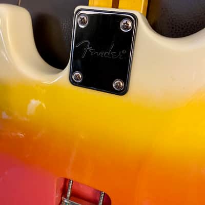 Son Set Beach (Fender) StratoCaster 2013 - Custom Multicolor - Sunset Rainbow on White image 11