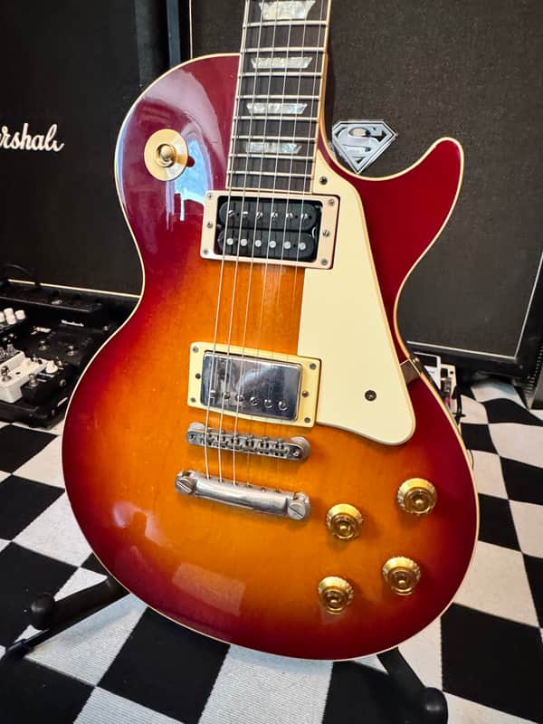 1989 Gibson Les Paul Standard Heritage Cherry Sunburst Patent No. Pickups image 1