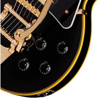 Epiphone Joe Bonamassa '59 Les Paul Custom Electric Guitar NEW - Antique Ebony image 7
