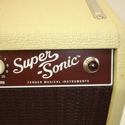 2011 Fender Super Sonic 22 Combo Guitar Amp, Blonde image 9