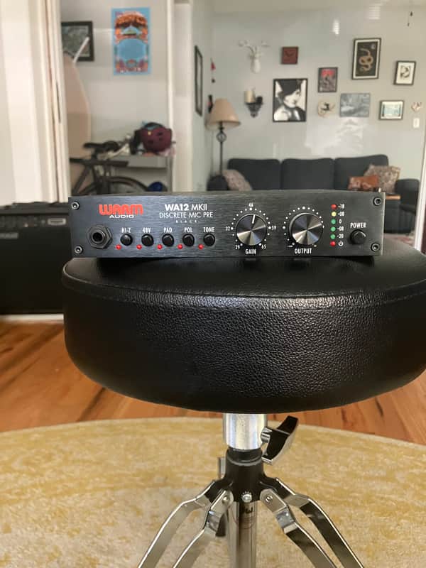 Warm Audio WA12 MKII Microphone Preamp 2019 - Present - Black image 1