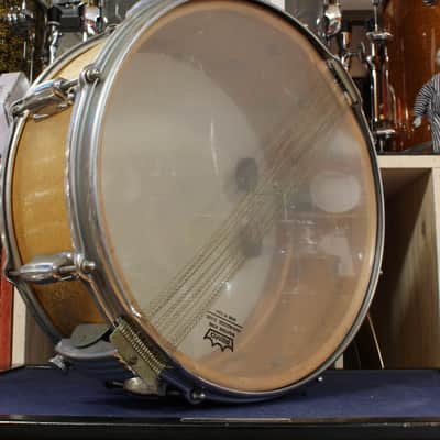 1960s Slingerland 5.5x14 Super Gene Krupa Snare Drum in Sparkling Gold Pearl image 5