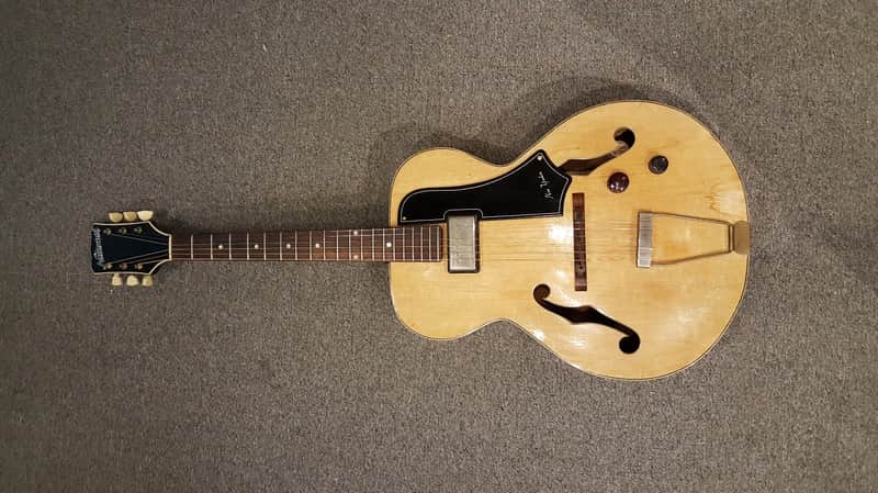 National Dynamic 1954 Natural Archtop image 1