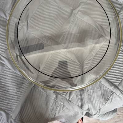 Remo 22" Remo Pinstripe Clear - 2 Piece 2025 - Clear image 3