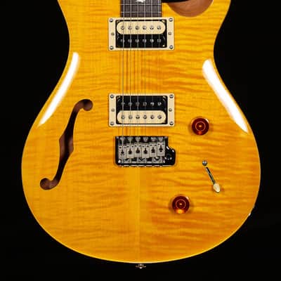 2021 PRS SE Custom 22 Semi-Hollow Santana Yellow (085) image 3
