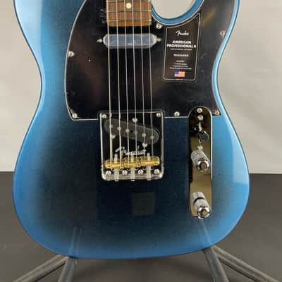 Fender American Professional II Telecaster Electric Guitar, Rosewood Fingerboard, Dark Night image 4