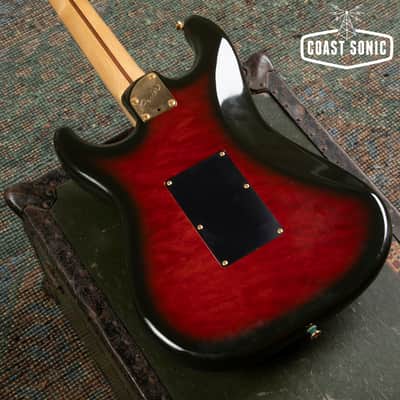 1988 Fender Stratocaster STR-75 Floyd Rose Made in Japan image 9