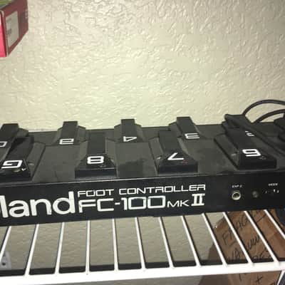 Roland GP-16 Digital Guitar Effects Processor with FC-100mkII Foot Controller 1990s - Black image 3