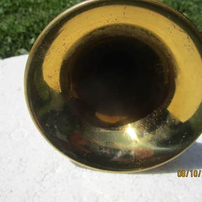 Conn NY Symphony Special Trumpet, 1936, Highly Engraved, Original Finish & Case image 7