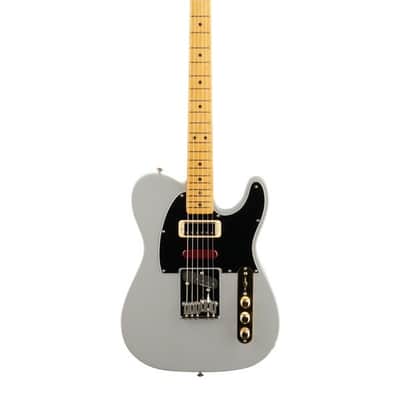 Fender Brent Mason Telecaster Guitar Maple Neck Primer Grey with Case image 2