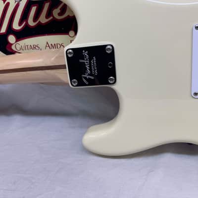 Fender Eric Clapton Stratocaster Guitar with Case 2021 - Olympic White / Maple neck image 13