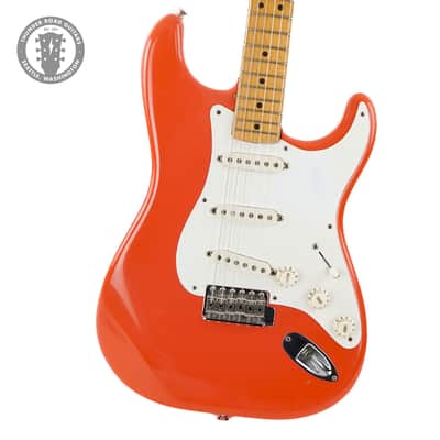 1983 Fender '57 American Vintage Reissue Fullerton Stratocaster Fiesta Red image 1