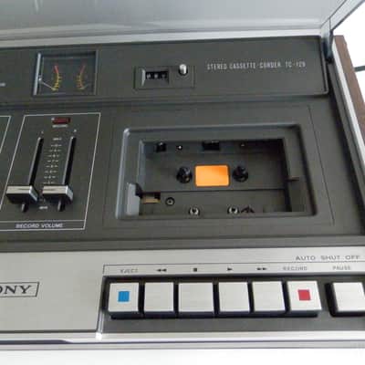 Sony TC-129 Stereo Cassette-Corder Refurbished (1973) image 10