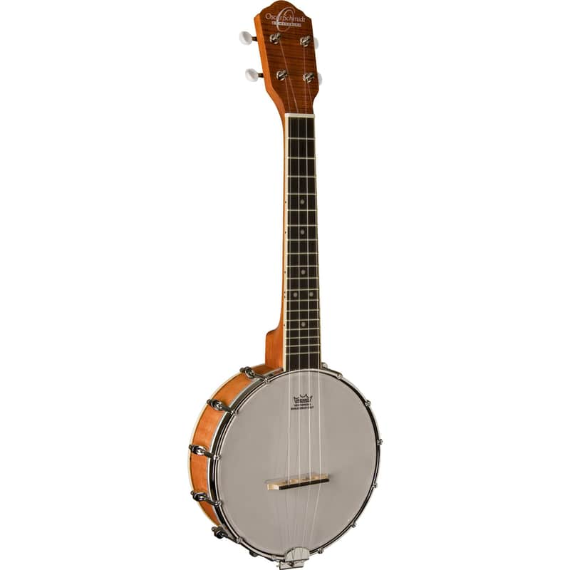 Oscar Schmidt OUB1 Banjolele 4-String Concert Banjo Ukulele, Satin Natural image 1