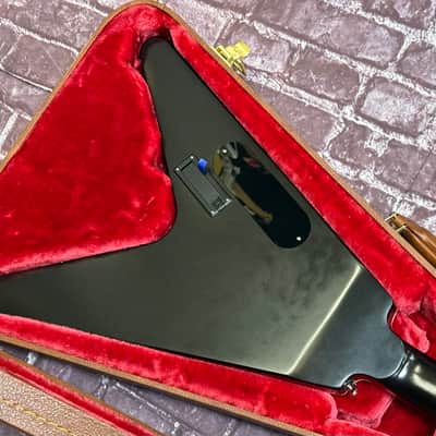 Epiphone Flying V Prophecy 2024 Black Aged Gloss w/ UPGRADED GIBSON CASE New Unplayed 6lbs12oz #158 image 13