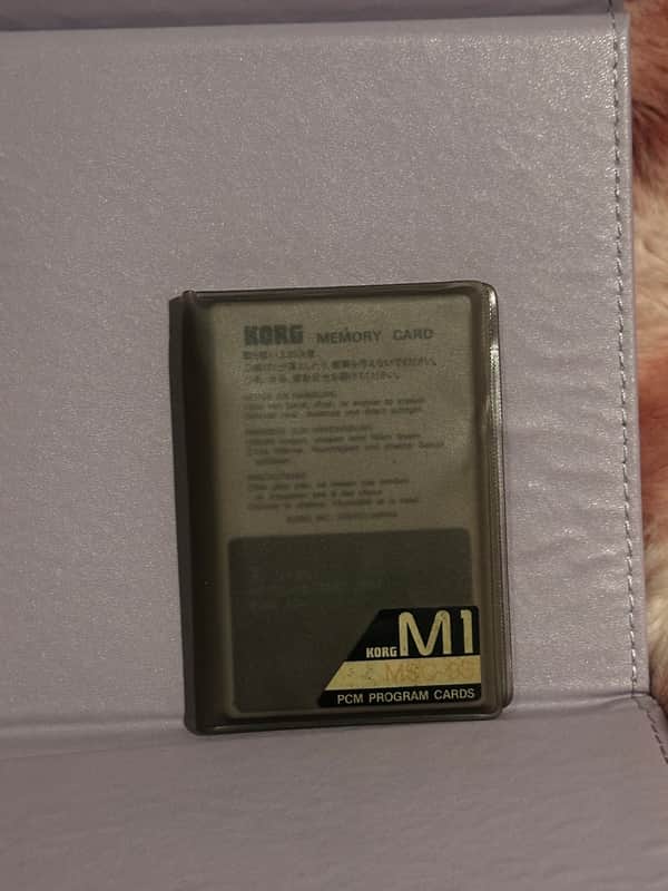 Korg M1 Organ Expansion Card Set – MSC-09 PCM + MPC-09 Program