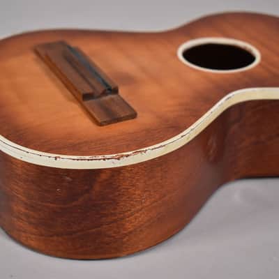 1950's Harmony Soprano Ukulele Sunburst Project For Repair image 8