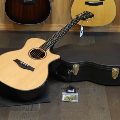 2018 Taylor K14ce Builders Edition Koa Acoustic Guitar Natural + OHSC