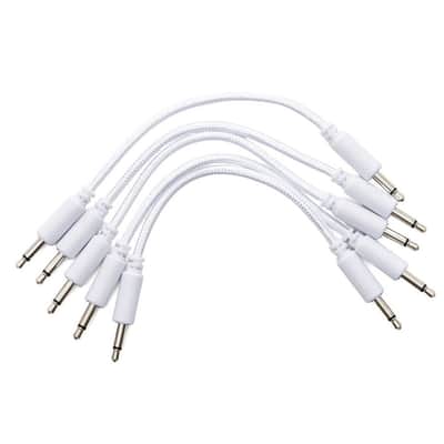 Erica Synths Braided & Soft Eurorack Patch Cables 10 cm (5 pcs) (White)  [Three Wave Music] image 2