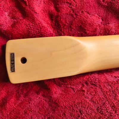 Charvel 375 Neck MIJ late 80s/early 90s – NOS Undrilled Heel – Rare Ex-Distributor Stock image 4
