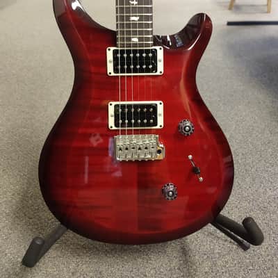 New PRS Paul Reed Smith S2 Custom 24 Fire Red Burst with PRS Signature Gigbag image 1