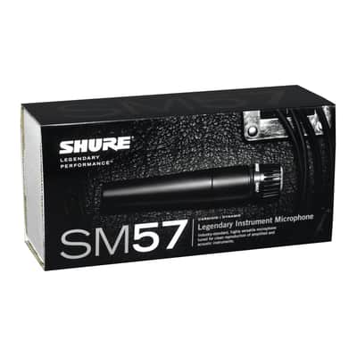 Shure SM57 Cardioid Dynamic Microphone - Black image 6
