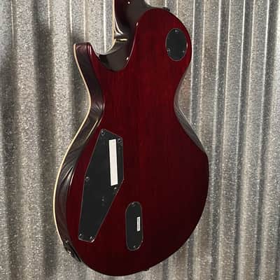 ESP LTD EC-1000 QM Quilt Top See Thru Black Cherry Fluence Guitar & Case #0202  Used image 10