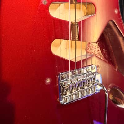 Fender Stratocaster Vintage 57 Reissue 1988 - Candy Apple Red | David Gilmour Red Strat image 9