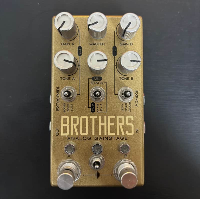 Chase Bliss Audio Brothers Analog Gain Stage 2017 - 2018 - Gold image 1