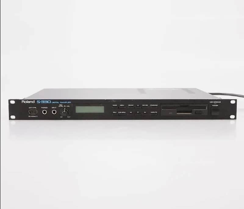 Roland S-330 12Bit Sampler + Roland MU 1 + Library image 1