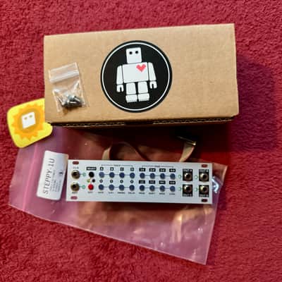 Intellijel Steppy 1U 4-Track 64-Step Step Sequencer Eurorack Synth Module 2018 - Present - White image 1