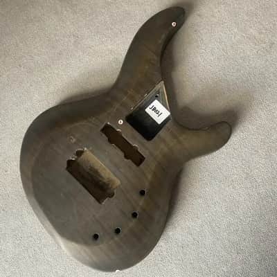 Tiger Maple Top 4 String Bass Basswood Body image 1