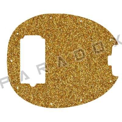 Custom Pickguard For 2018 - 2025 Made in Indonesia Sterling StingRay Ray34 - Gold Sparkle Acrylic .112"