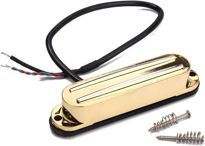Electric Guitar Dual Hot Rail Humbucker Pickup Single Coil Guitar Pickup Fit for Electric Guitar Gold image 1