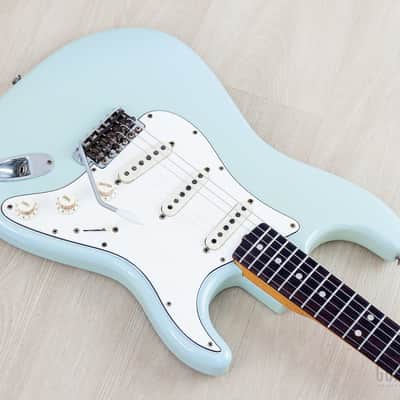 1966 Fender Stratocaster Vintage Electric Guitar Sonic Blue w/ Case image 9