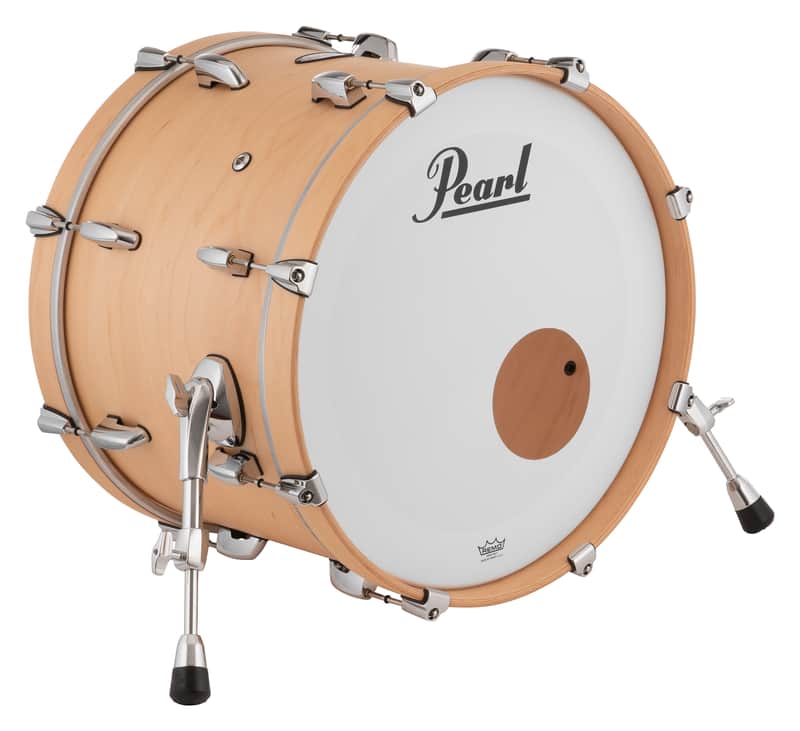 Pearl Masters Maple 20x14" Matte Natural Maple Premium Lacquer #111 Bass Kick Drum NO MOUNT | NEW | Authorized Dealer image 1