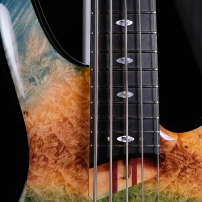Used Ibanez SR Prestige 5-string Bass Guitar w/Case - River Canyon image 11