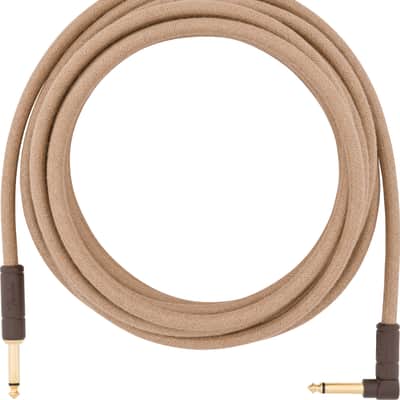 Fender® 18.6' Angled Festival Instrument Cable, Pure Hemp , Natural #0990918021 image 4
