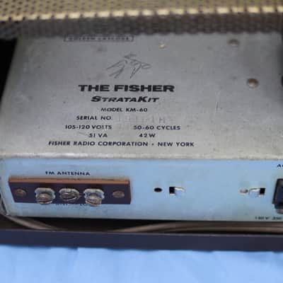 Fisher km-60 tube tuner image 7