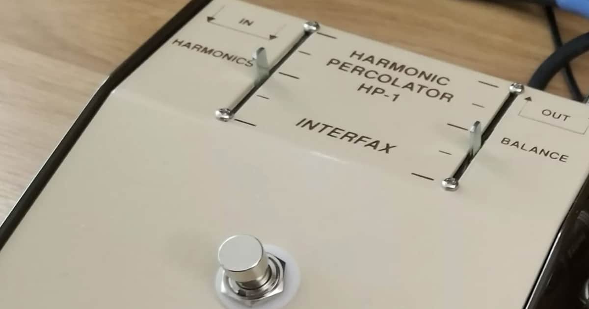 The Curious Cult of the Harmonic Percolator | Reverb News