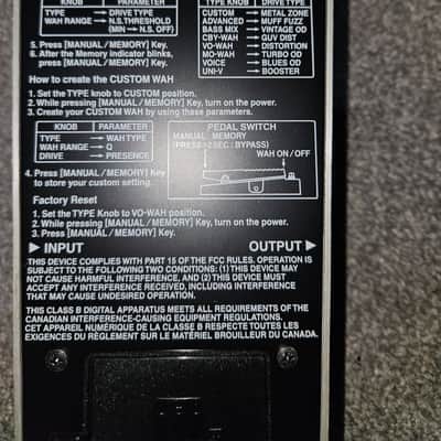 Boss PW-10 V-Wah 2002 - 2010 - Silver image 3