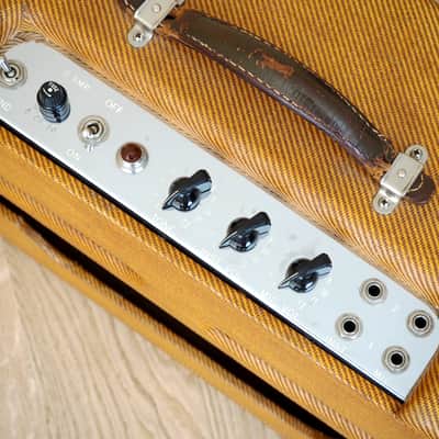 1959 Fender Deluxe Tweed Vintage Amp 5E3 Circuit Collector-Grade, Jensen P12R image 5