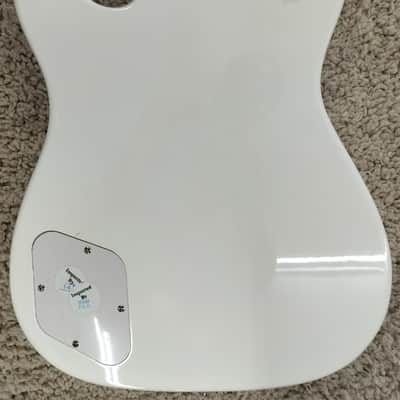 Fender Jim Adkins JA-90 Telecaster Thinline Electric Guitar, White Finish image 4