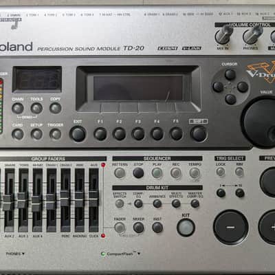 Roland TD-20 Drum Sound Module w/ LED Upgrade + Kit Expansion image 2