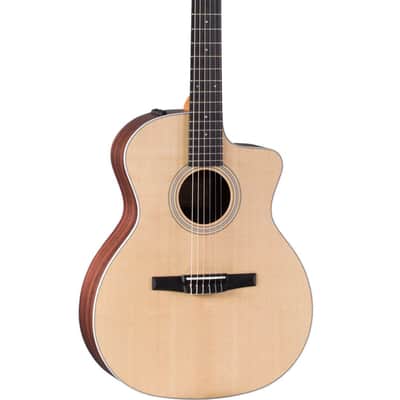 Taylor 214ce-Nylon Acoustic/Electric Guitar with Deluxe Gigbag image 2